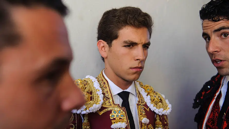 Patio de caballos de la sexta corrida de la Feria del Toro 2017 con astados de Victoriano del Río para Sebastián Castella, Alberto López Simón y Ginés Marín el 12 de julio de 2017. MIGUEL OSÉS (10)